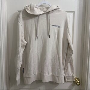Discovery Mens Creme Hoodie